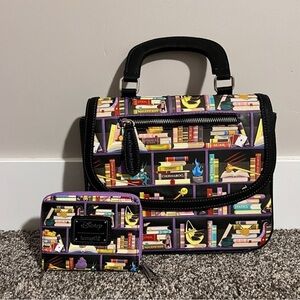 Loungefly villains crossbody and wallet